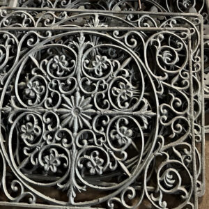 Cast iron ornaments, wall decorations, statues