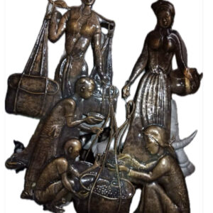 Cast aluminum wall decorations - Ladies works