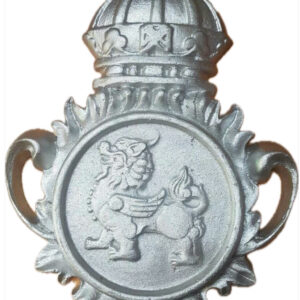 Cast aluminum wall decorations - 1 lion with wings.