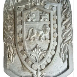 Cast aluminum wall decorations- 1Lion shield