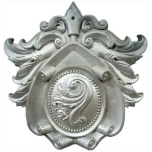 Cast aluminum wall decorations- Leaf